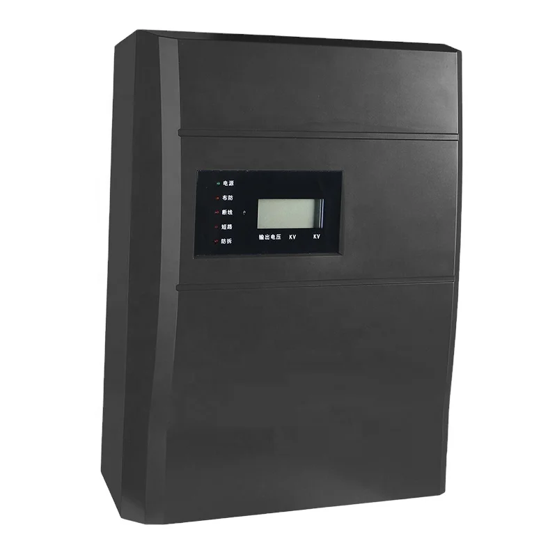 High Voltage Pulse Electric Fence Alarm System for Farm Villa Prison Airport Border Industrial Commercial