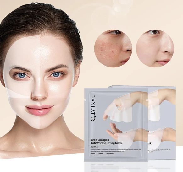 Moisturize skin quickly Collagen Firming Facial Mask Skincare Beauty Products Collagen Mask