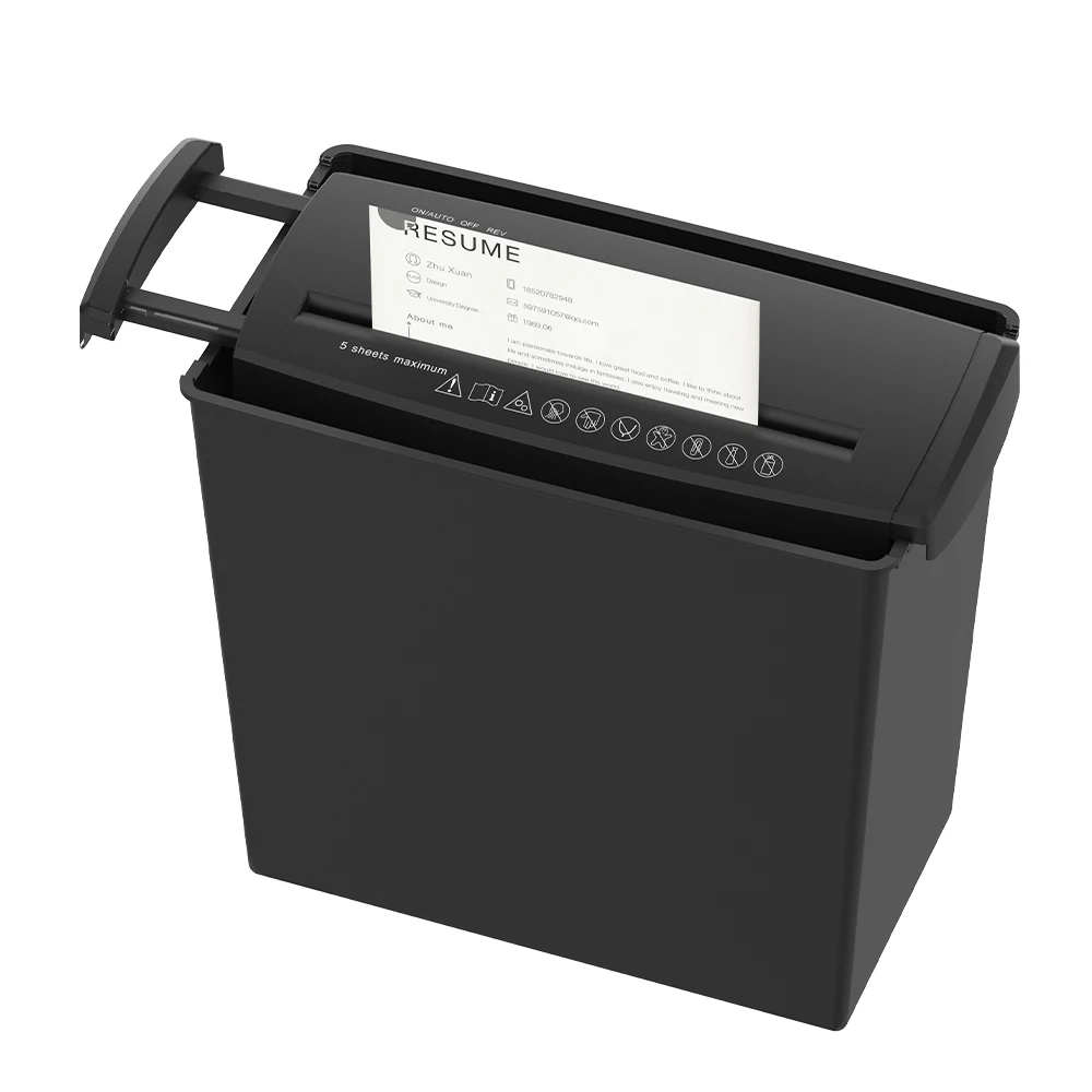 S606 Header Easy To Take Small Type Strip Cut  Home and office Use  Paper Shredder
