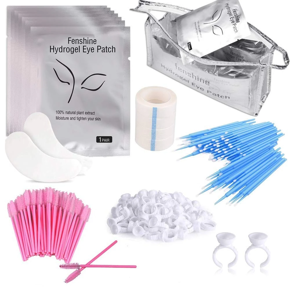 
Wholesale portable practice eyelash extension starter training kit practice eye lash extension kit 