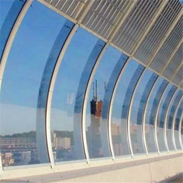 Curved Noise Barrier Elevated Bridge Soundproof Acrylic Board Residential Sound Absorbed Barrier Wall