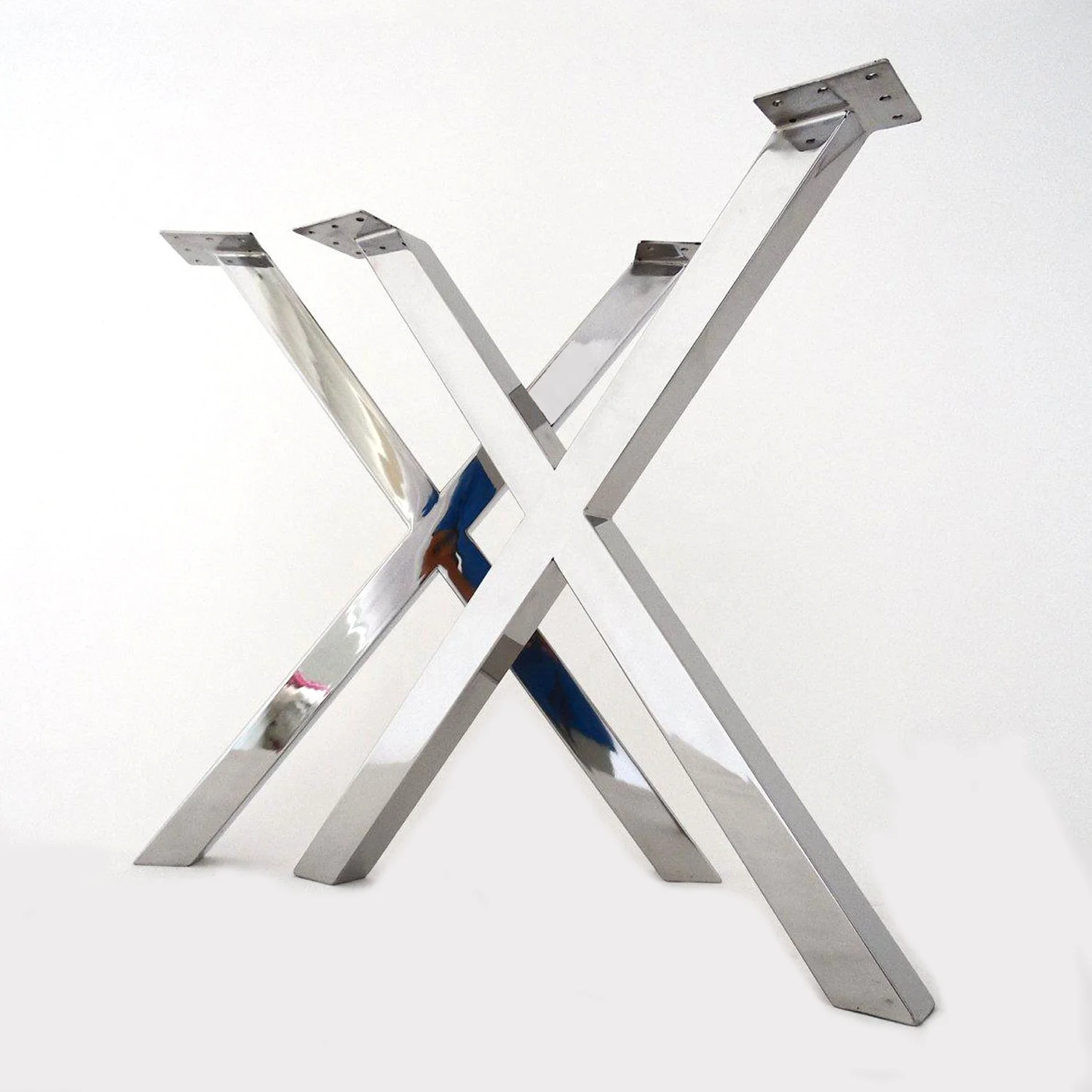 OEM high-end custom processing stainless steel square tube cutting welding polishing powder coating table frame table legs