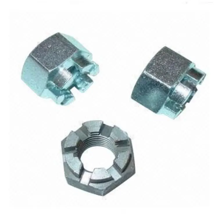 Hardware Manufacturer DIN935 Steel Hexagon Head Hex Slotted Castle Crown Nut