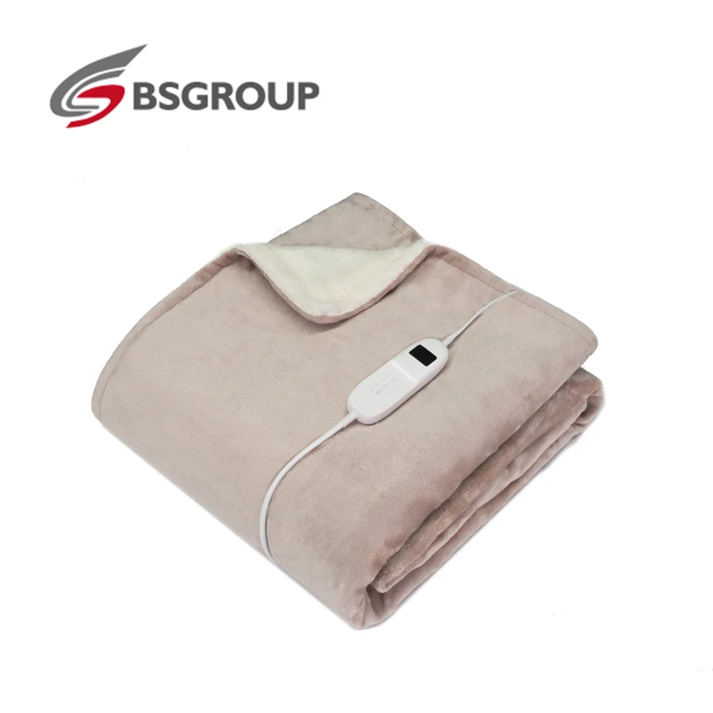 New Washable 220V Electric blanket flannel customized color heating blanket for winter and bed