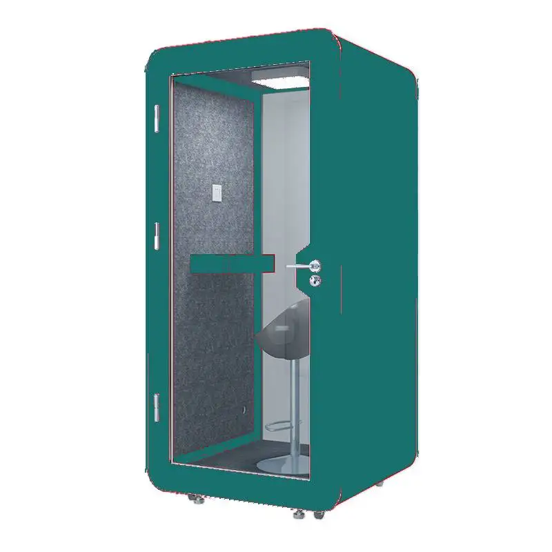 Factory OEM Soundproof Room ECO-friendly Protect Privacy Acoustic Panels Sound Reduce Silence Portable Office Phone Booth