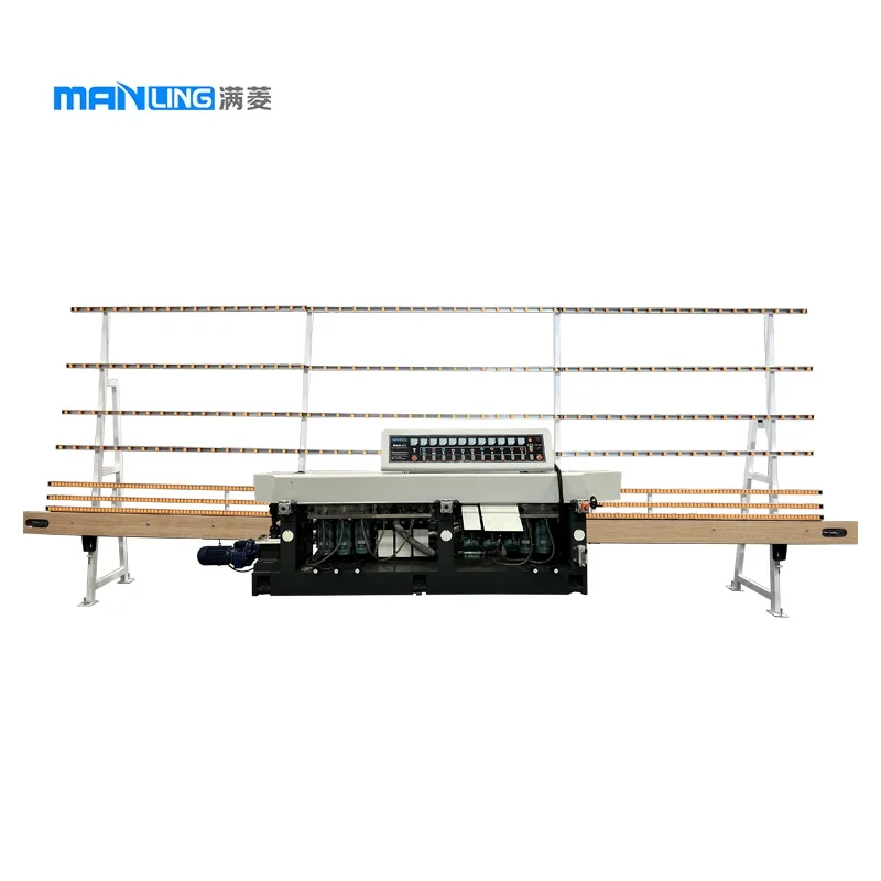 Premium 11 Motors Straight Line Glass Polishing Machine for Precision Finishing