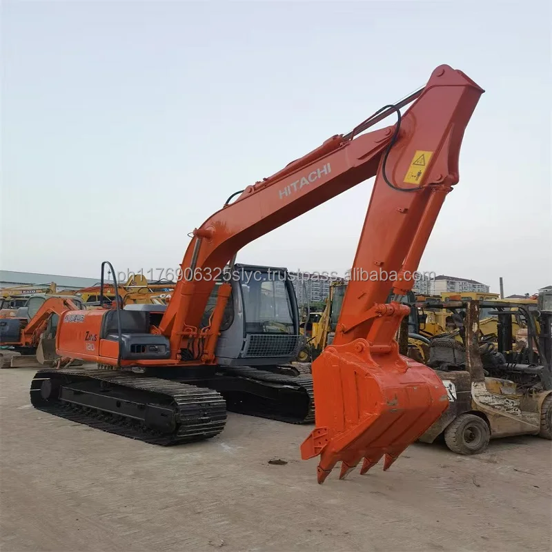 12ton hitachi ex120-5 excavator for sale used ex120 crawler digger machine in working condition ex120 zx120