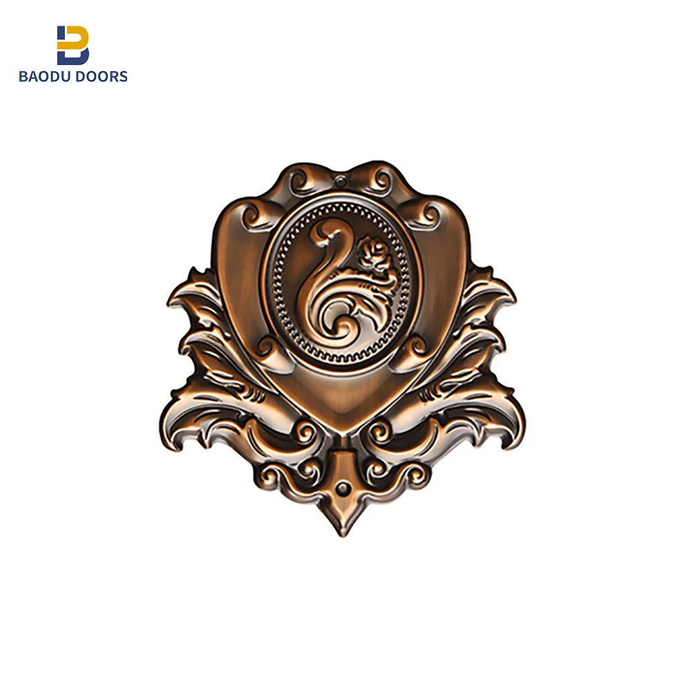 Baodu кованые железные листья и цветы на стальных воротах уличные металлические декоративные аксессуары