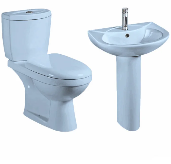 Bathroom & Kitchen High level modern ceramic dining room pedestal wash basin Sanitary Ware