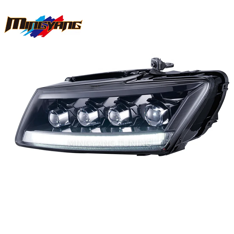 2010-2017 Q5 head lamp 4len crystal Front Lamp head light car accessories for Audi Q5 led headlights