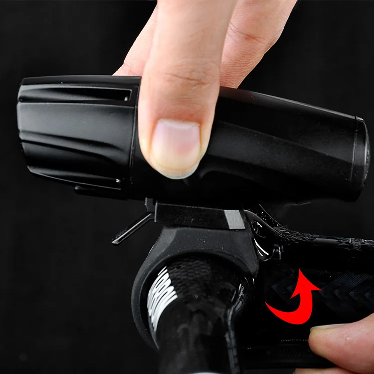 Bike Front Light Type-c Rechargeable Bicycle Light Cycling Headlight LED Flashlight MTB Bike Lamp