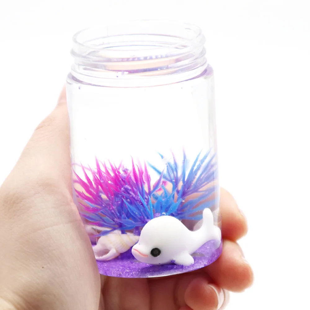 BX134 Underwater World Dolphin Seaweed Cloud Slime Supper Stretched and Non-Sticky Funny Toy Gift For Boys Girls