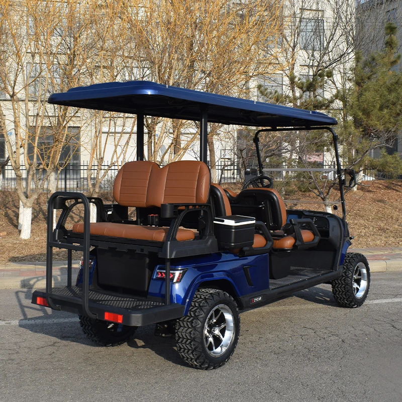 Best Selling Various 48V Golf Buggy Good Quality Club Electric 6 Seater Golf Cart