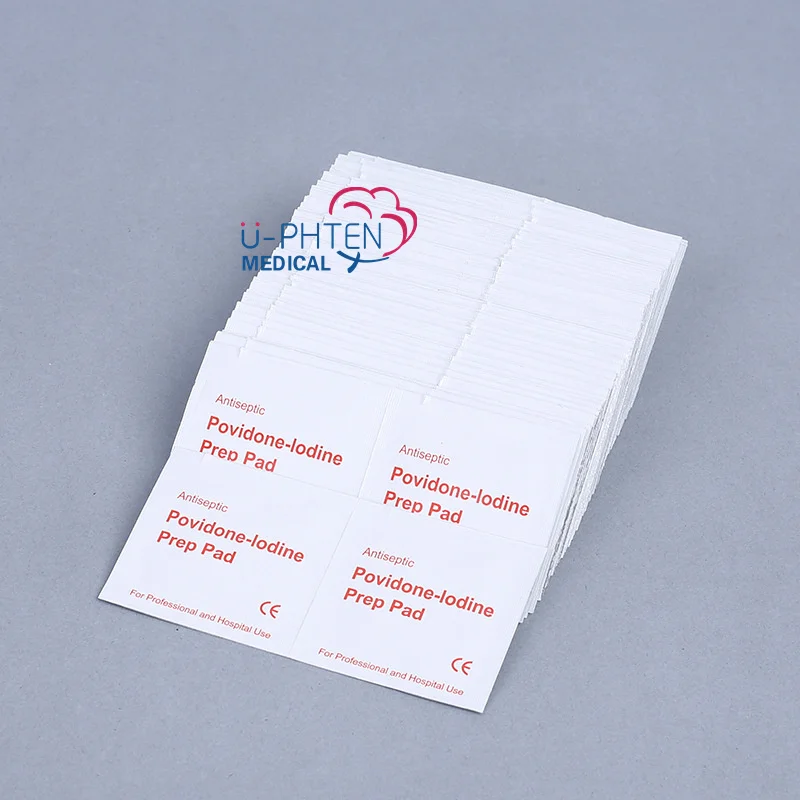 Povidone-lodine Prep Pad Povidone-Iodine Swab Disposable Non-woven Medical Skin Disinfecting Sterile Povidone-lodine Prep Pad
