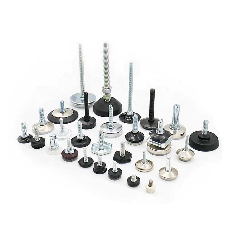 Customized 12 Multi Series Over 1000 SKUs 1/4' 3/8' 5/16' 5/6' 2/5' 1/2' 3/4'Adjustable Stem Thread Leveling Leg Feet