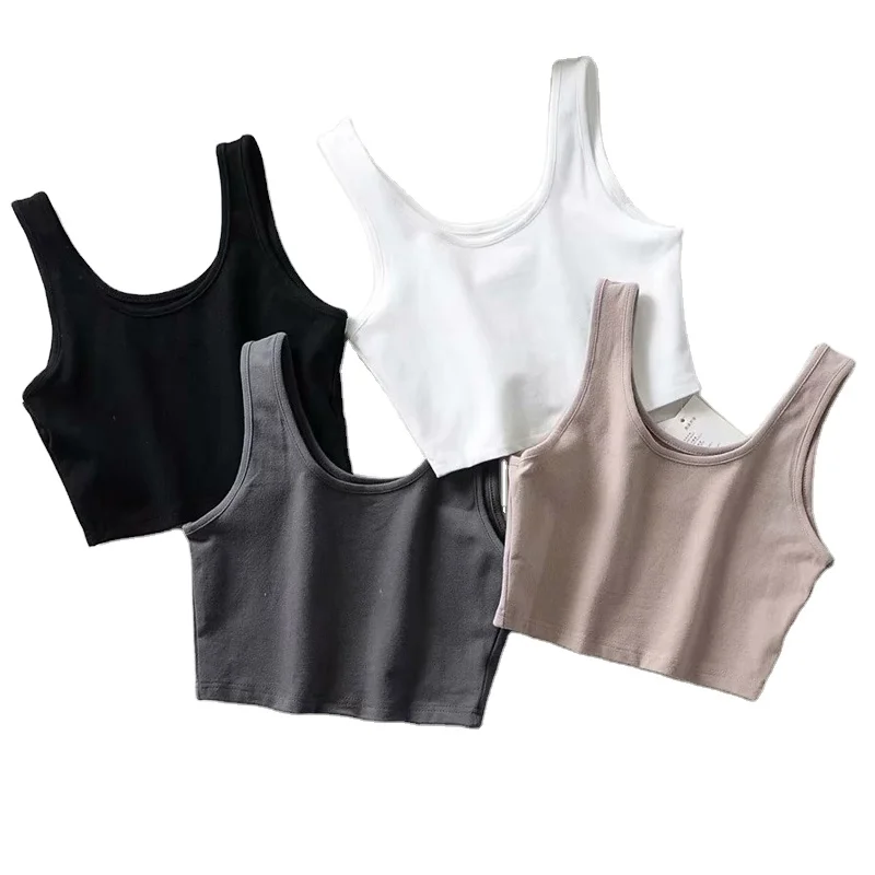 
Bulk women sleeveless vest, custom ladies cotton women tank top  (60810742331)