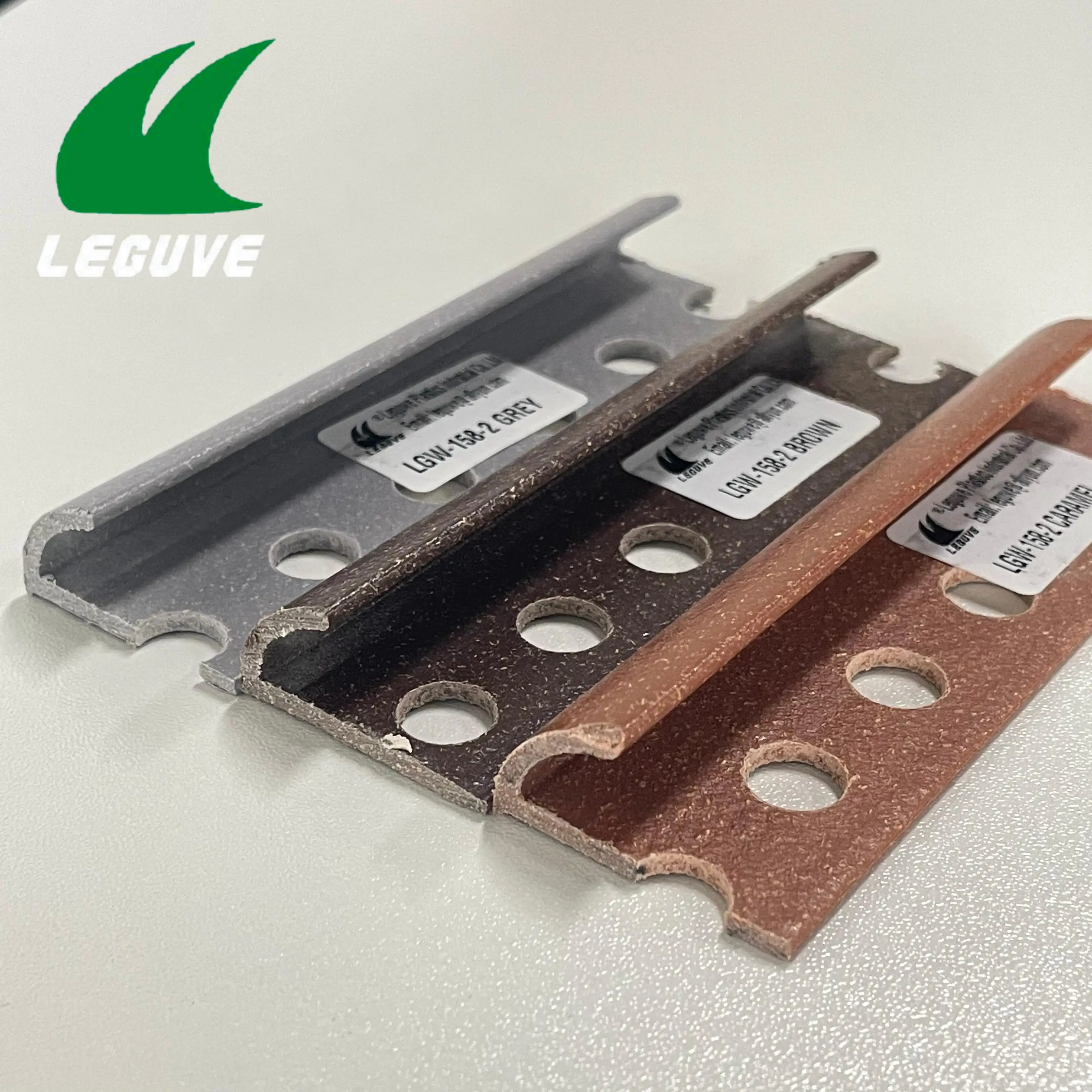 Leguwe WPC edges corners wood composite plastic side covers for decking floor