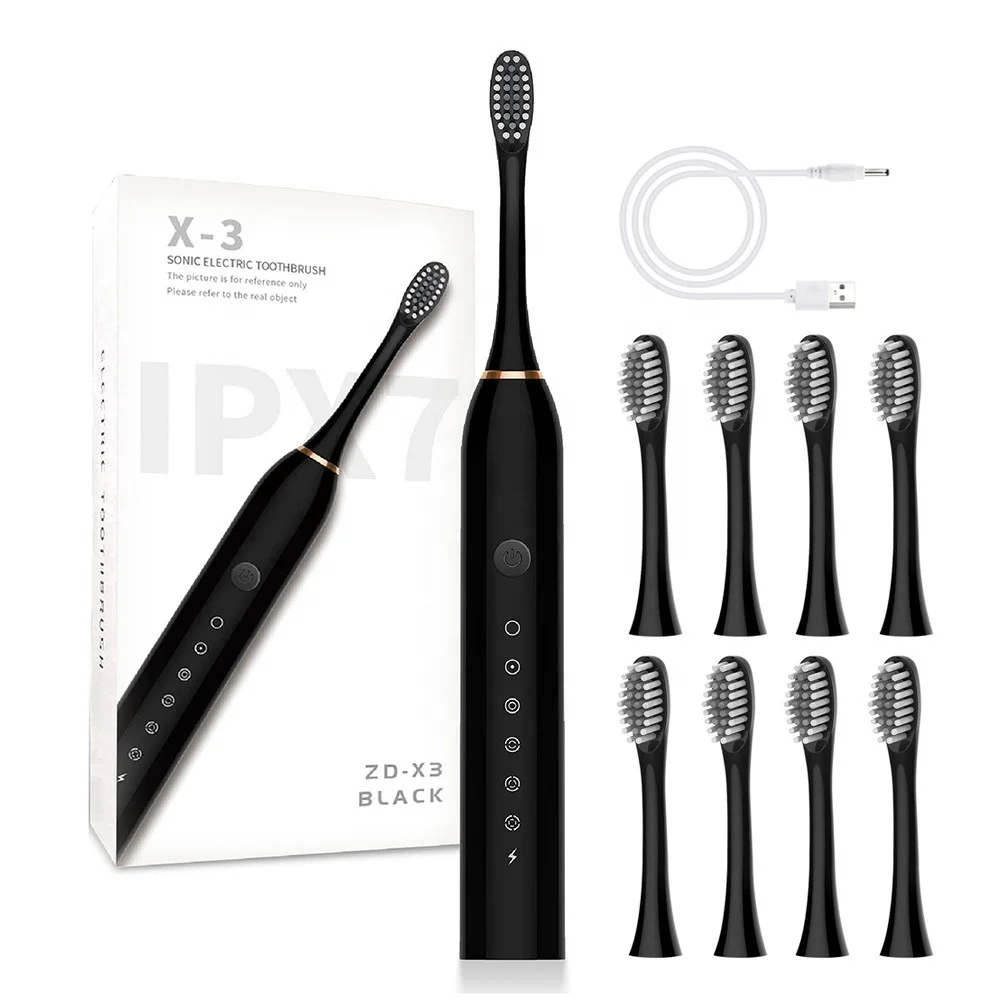 IPX7 Waterproof 5 modes Rechargeable Sensor Sonic intelligence Toothbrush Oral Care Teeth Whitening Electric Toothbrush