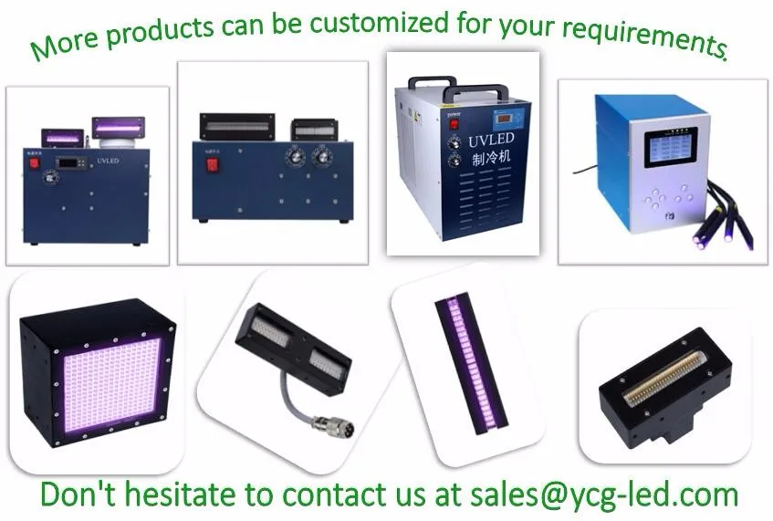 Длина волны 395nm водяного охлаждения УФ светодиодные лампы энергосбережения без ртути УФ машина свет ультрафиолетового