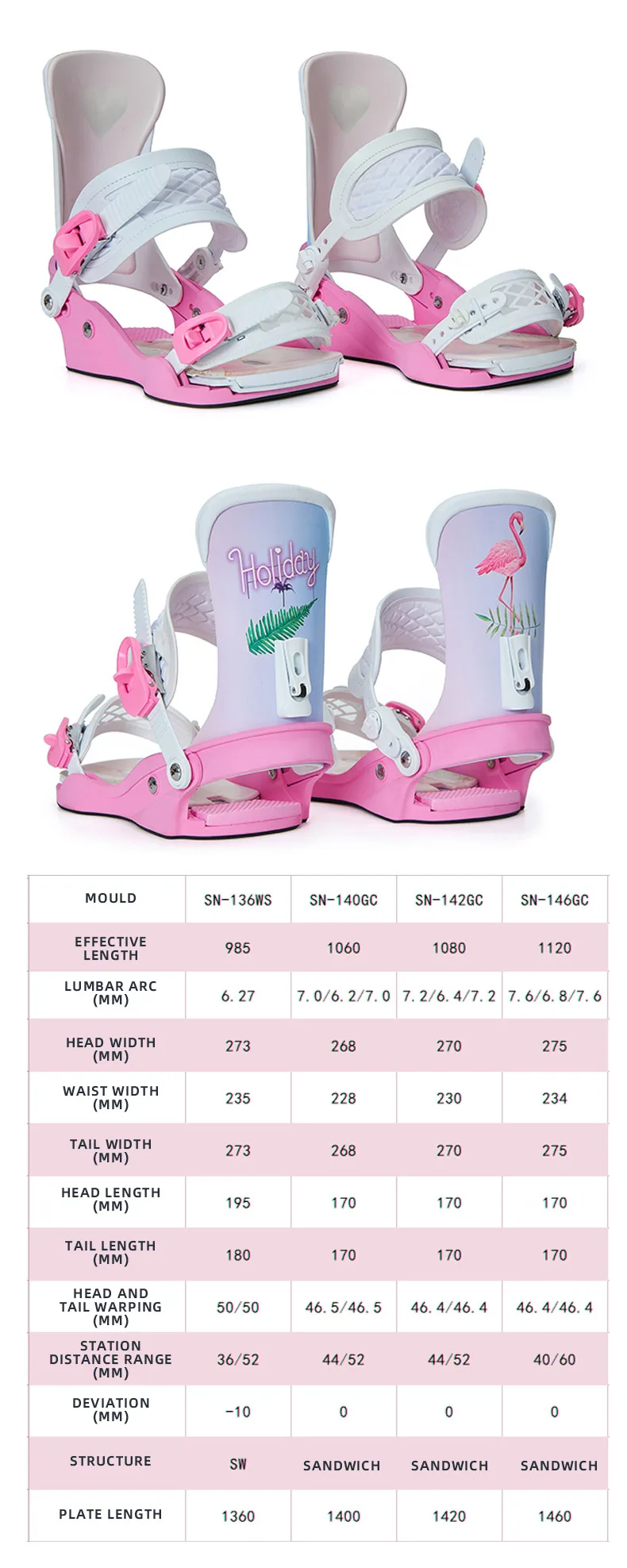 All Mountain Freestyle color board holder wire buckle snowboard boots skiing Snowboard binding