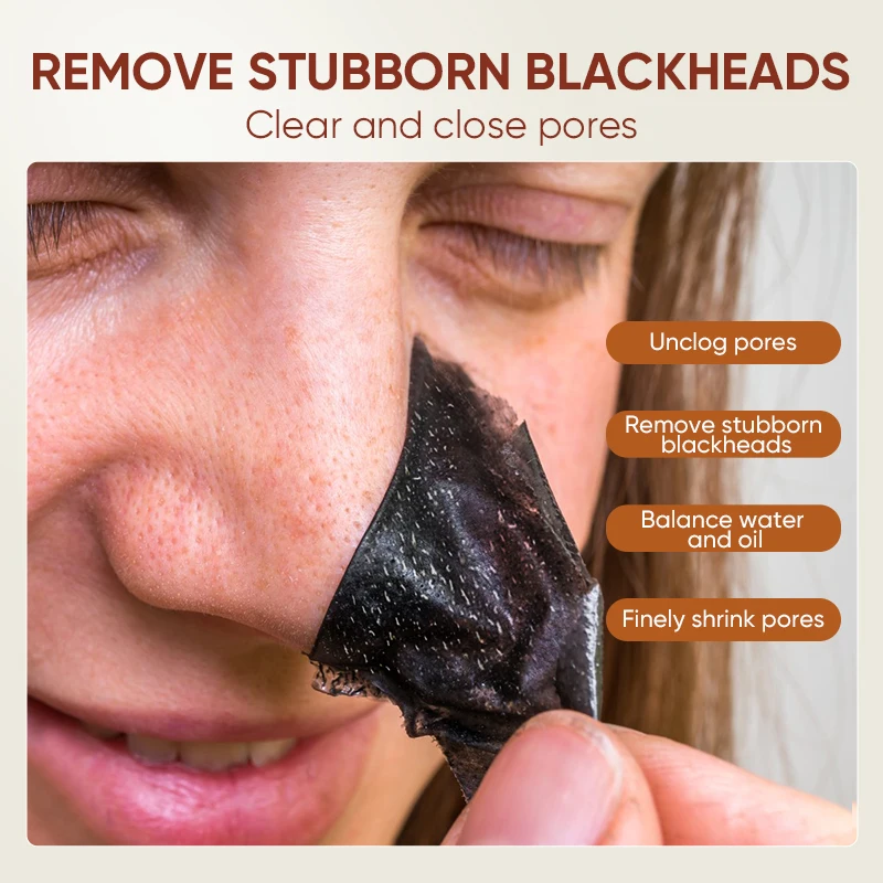 Full face available skin care acne blemishies pimples blackheads deep clean nose mask black mask beauty products black mask face