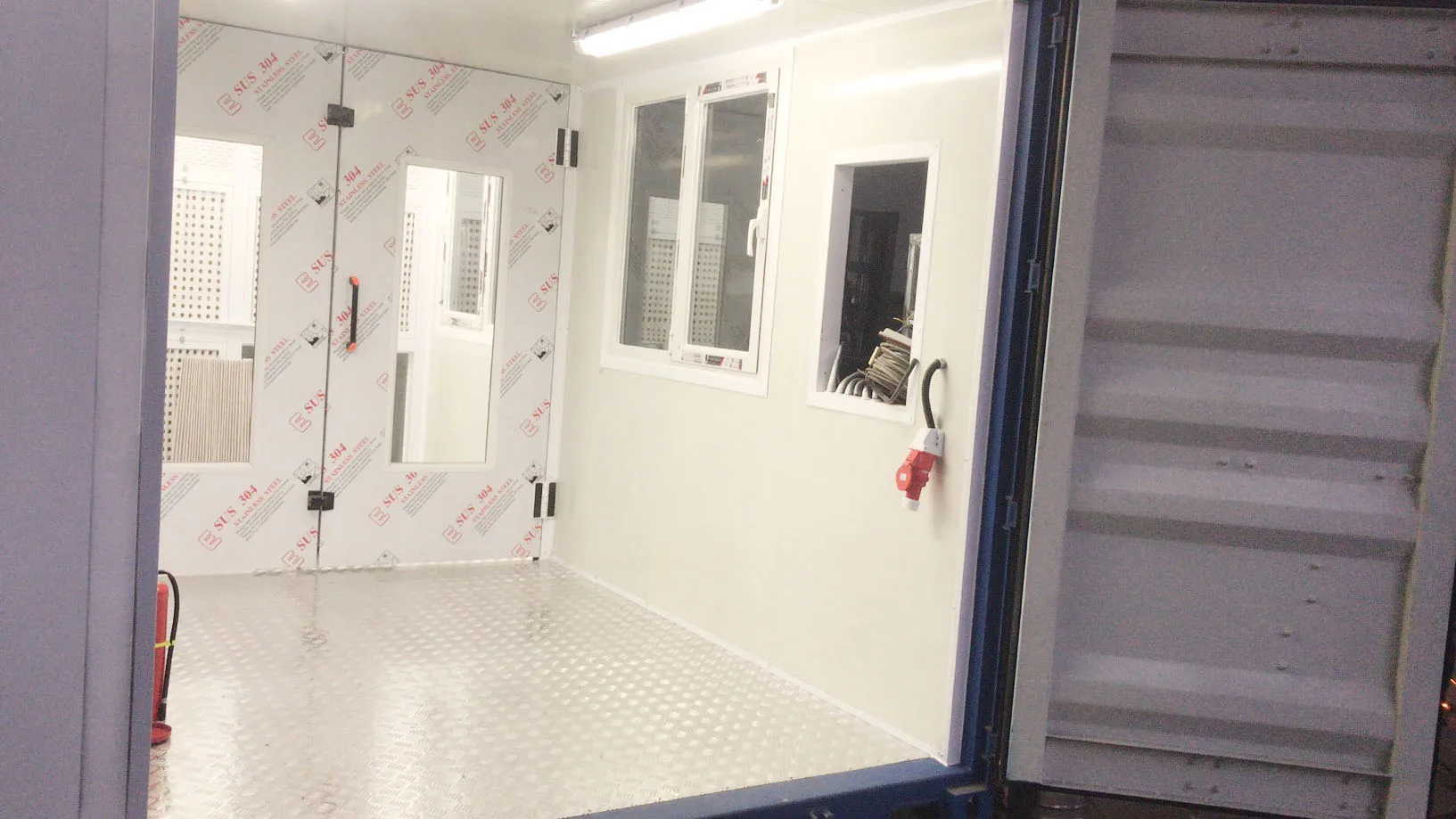 Good quality car portable customized container spray booth oven