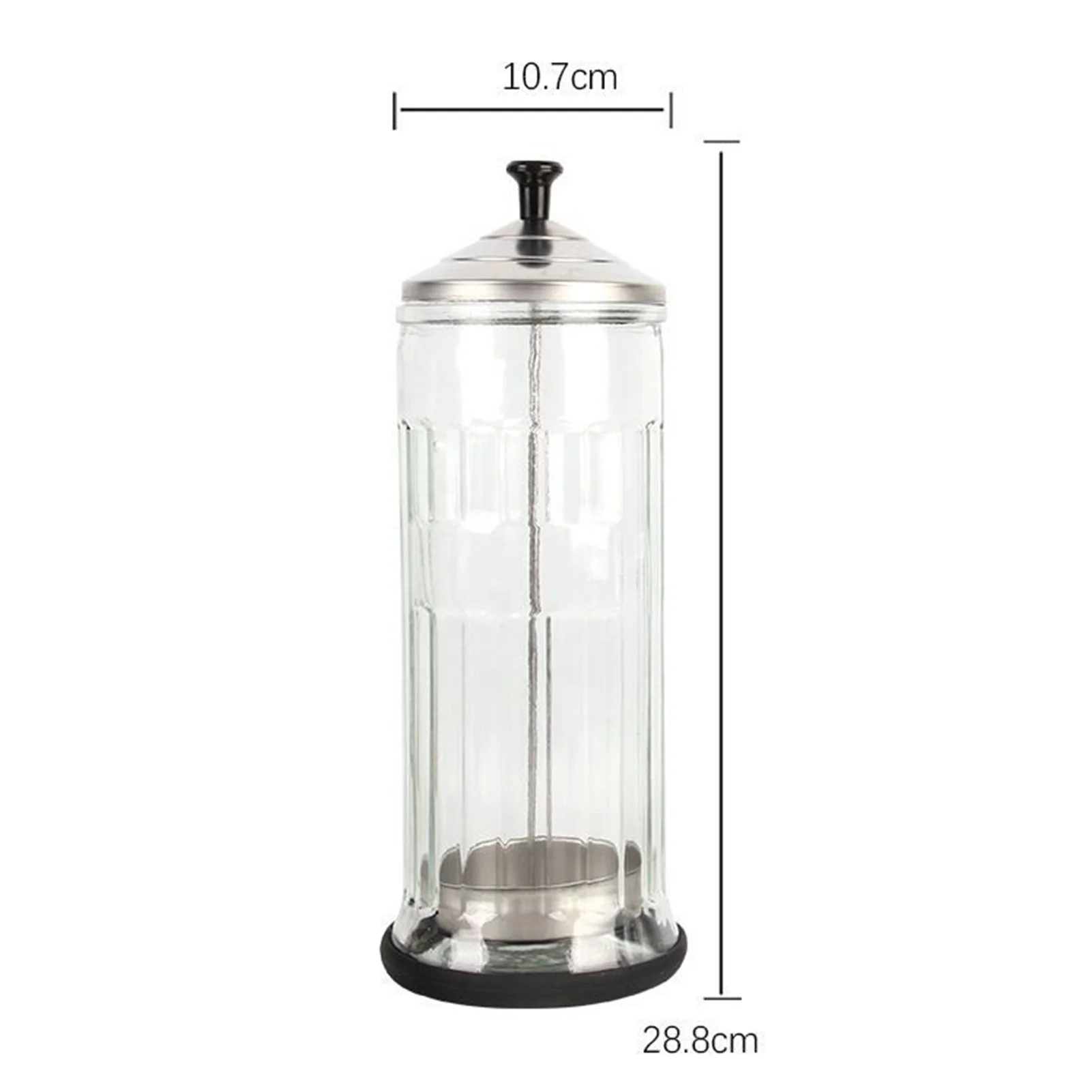 Private Label High Quality Big Size Glass Disinfecting Sterilizer Jar for Barber Shop