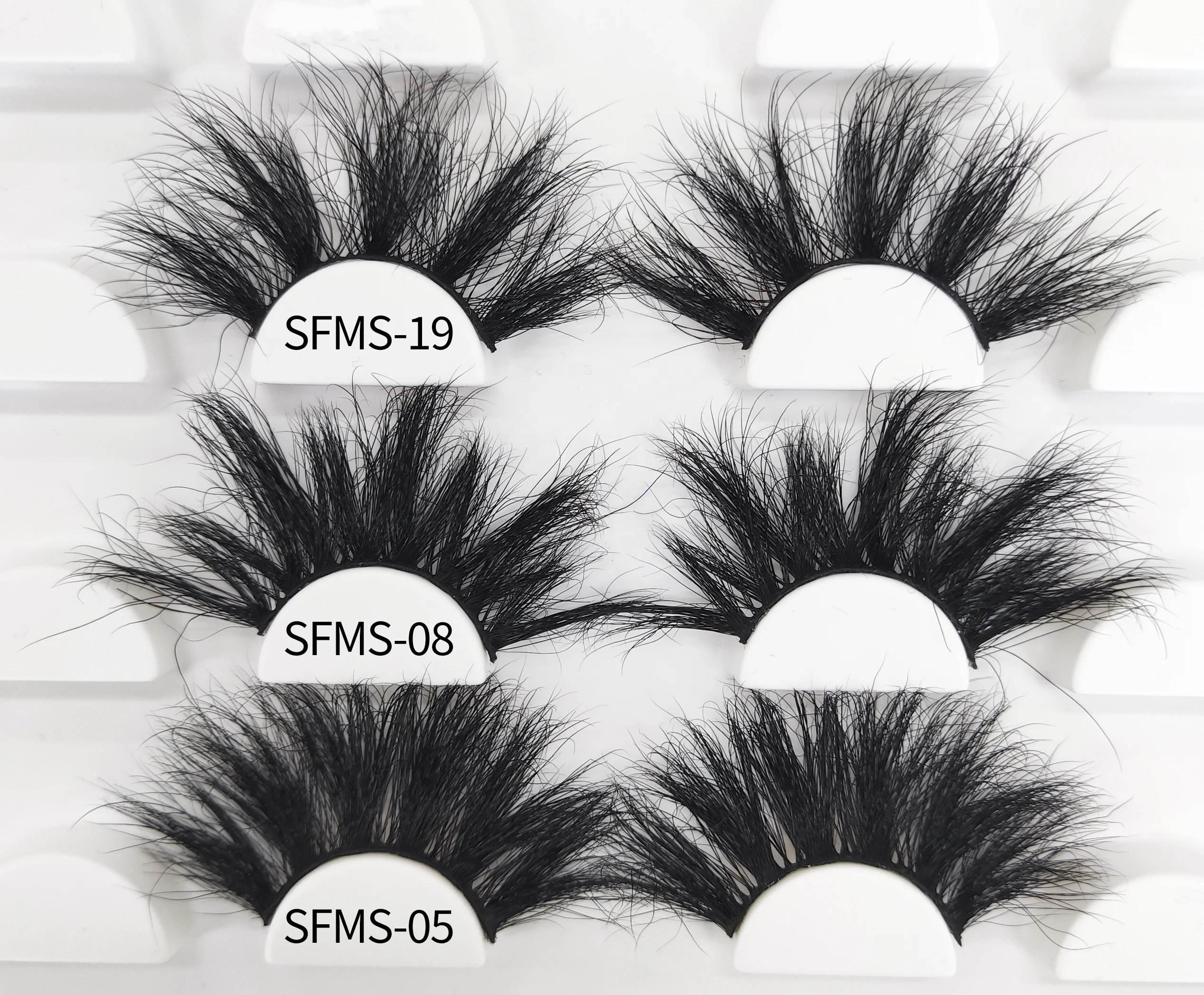  Worldbeauty High Quality fluffy 3D mink Lashes Eyelashes Mink Eyelash