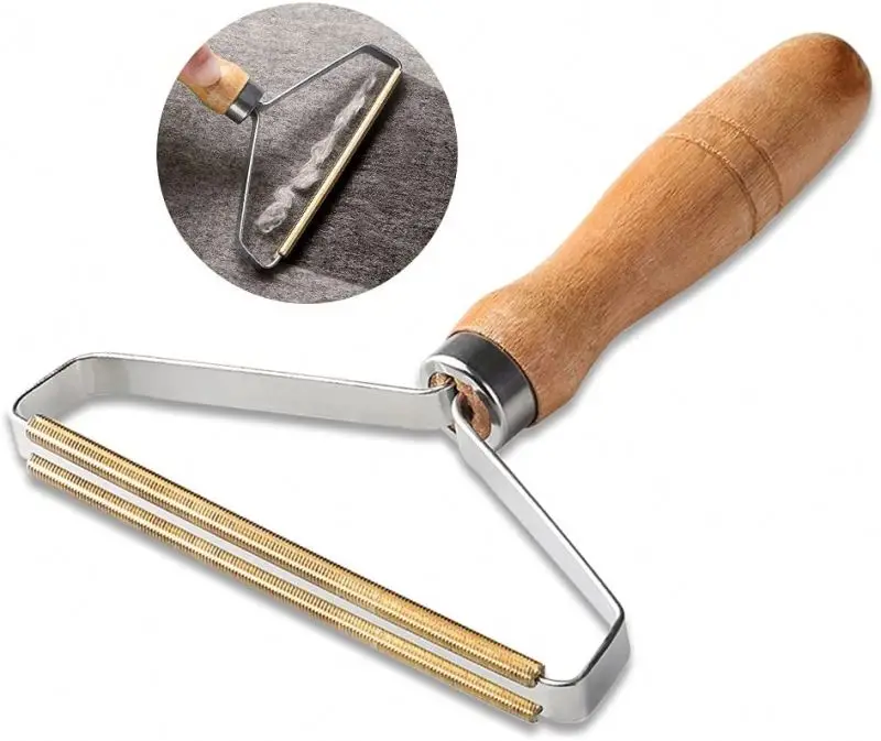 Pet Hair Travel Brush Handheld Dust Lint Coat Sweater Furniture  Double Sided Manual Lint Remover Clothes Lint Fuzz Shaver