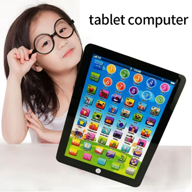 Mini Baby English Educational Learning Toys Laptop Tablet Learning Toys For Children anime figures wholesale Education