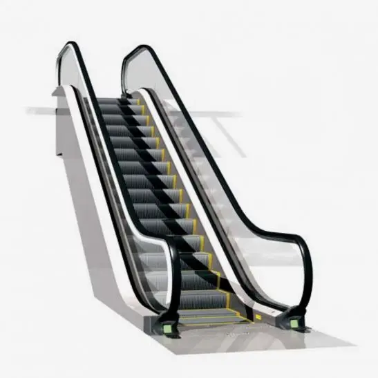 Passenger conveyor Beautiful and Practical High Technology Escalator Escalator Glass Stainless Interior