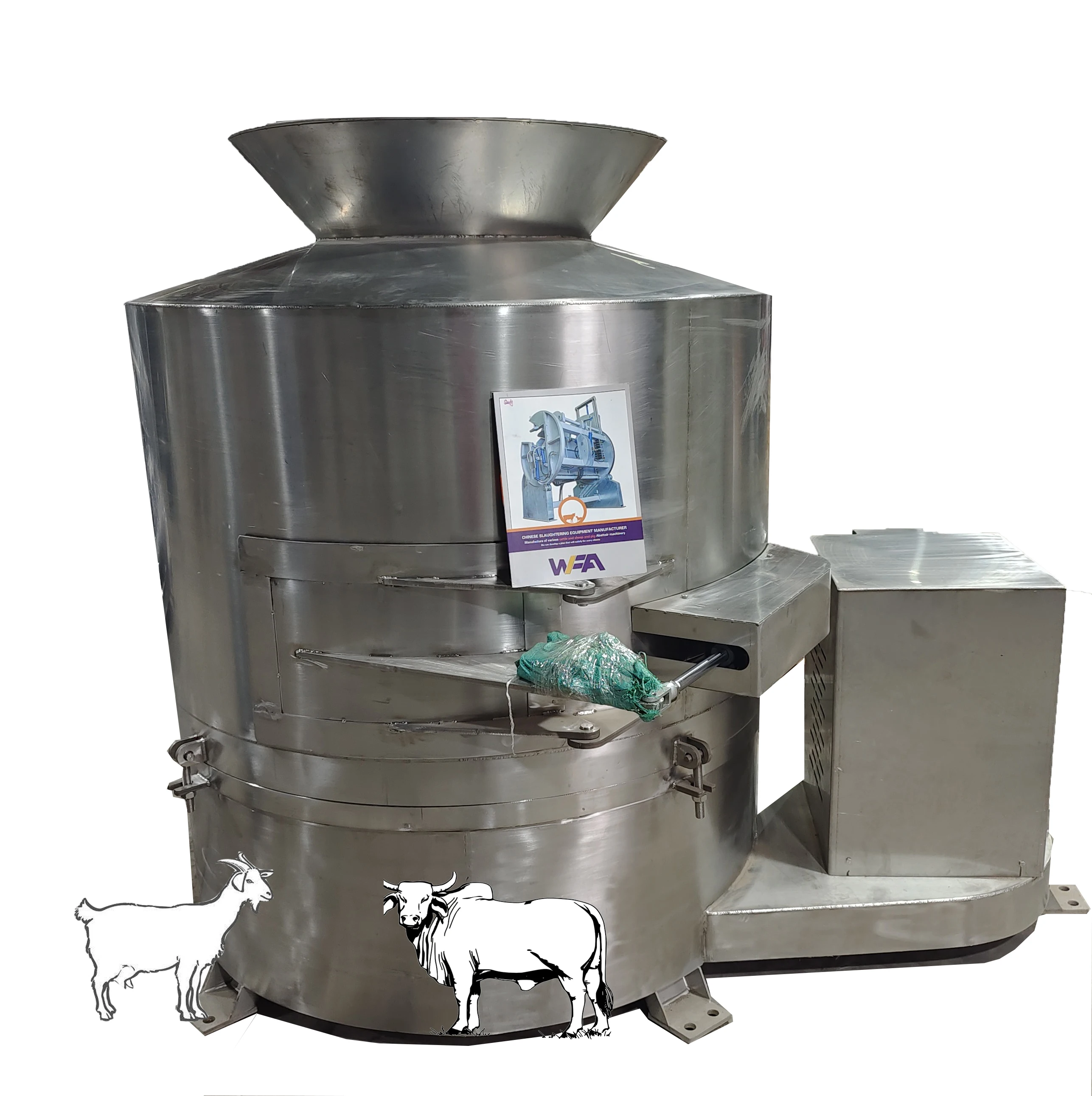 WFA Cattle Slaughterhouse Abattoir Equipment Cow Hooves Cleaning Machine For Bull Slaughter House Slaughtering Butcher Machinery