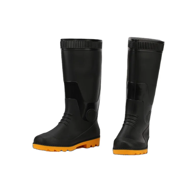 Global Anti Slip Pvc Rain Hot Explosive PVC GumBoots Pvc Rain Boots for man women to working wholesale