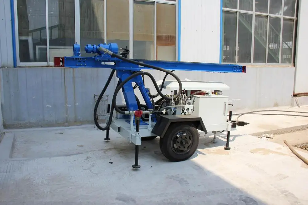 mini hydraulic l portable borehole water well drilling machine SLY100