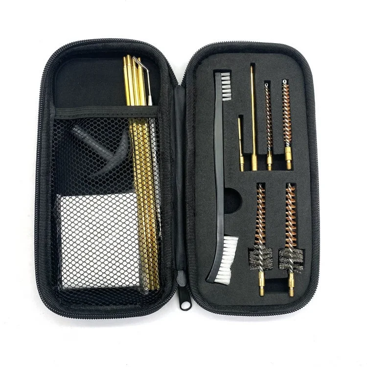 EVA Case Outdoor Gun Cleaning Kit for .223/5.56 with Bore Chamber Brushes, Brass, Jags, Rods and Cleaning Pick