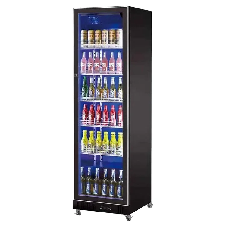 Large capacity luxury display freezer China factory shelf outdoor commercial freezer Frost-free display refrigerator