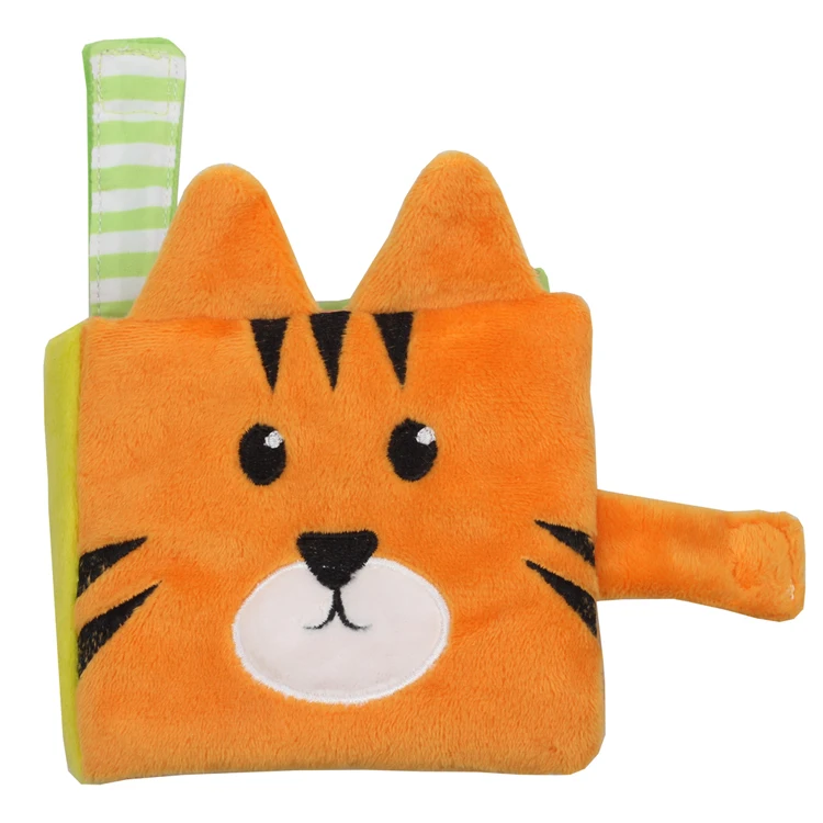 best gifts newborn Early educational fabric toys washable children toddler soft baby cloth book with crinkle paper
