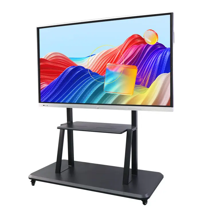 Custom 65 75 85 inch hd led infrared touch screen monitor smart tv panel display interactive whiteboard