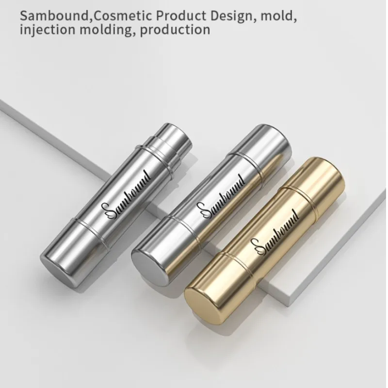 aluminum gold color corrector empty blush deodorant lip 5ml foundation concealer push up packaging container deodorant stick tub