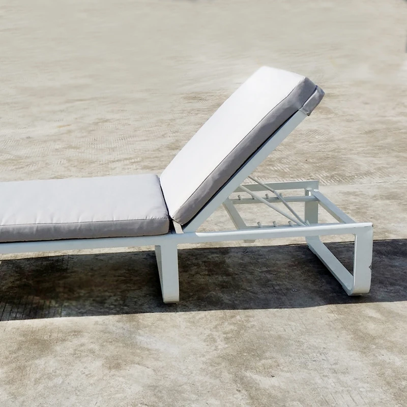 
outdoor furniture ply wood aluminum sun lounger and sunbed Leisure beach chair Pool lounge chair 