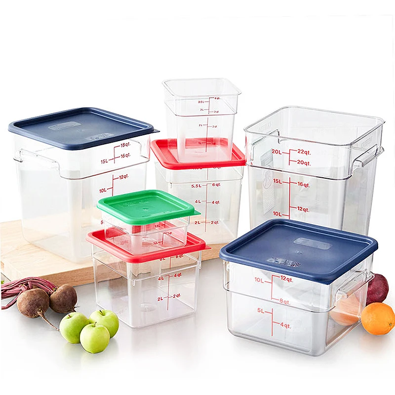 Wholesale 12qt Plastic Food Storage Container Grade Airtight Dry Cereal Food Container Storage