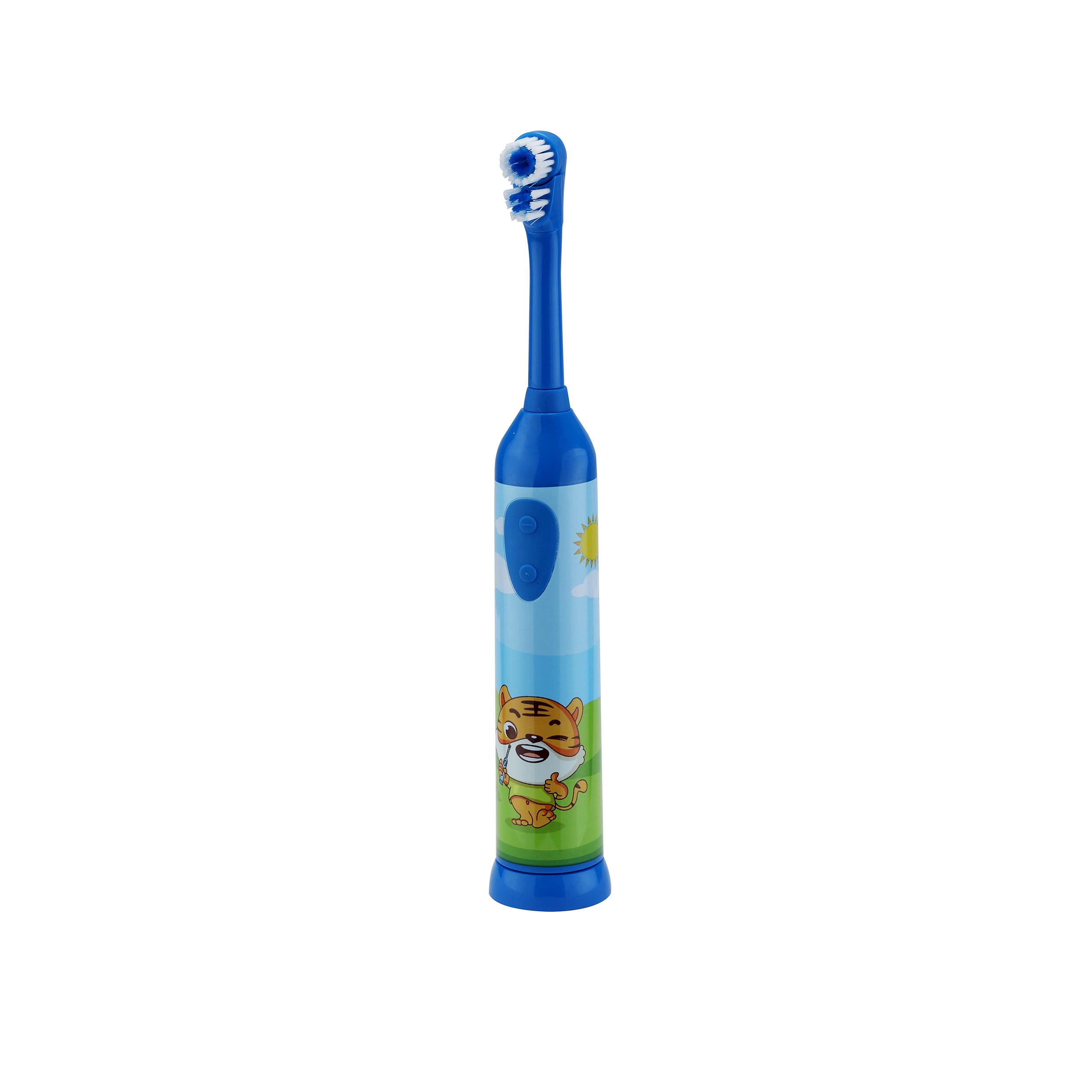 Waterproof IPX7 High Quality BSCI BRC Approved battery Rotating Children Electric Toothbrush private label