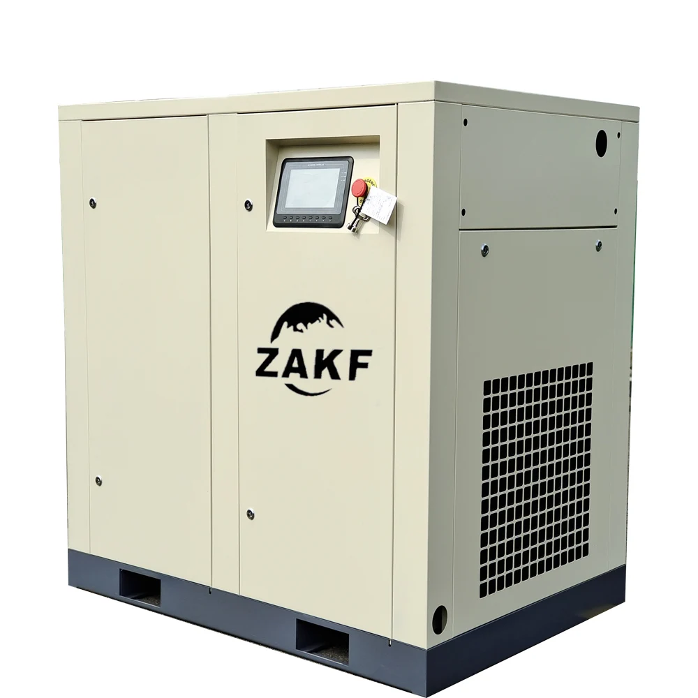 Hot selling 10bar 37kw 50hp 5.6m3/min IP54 inverter used compressors industrial air compressor for Sandblasting