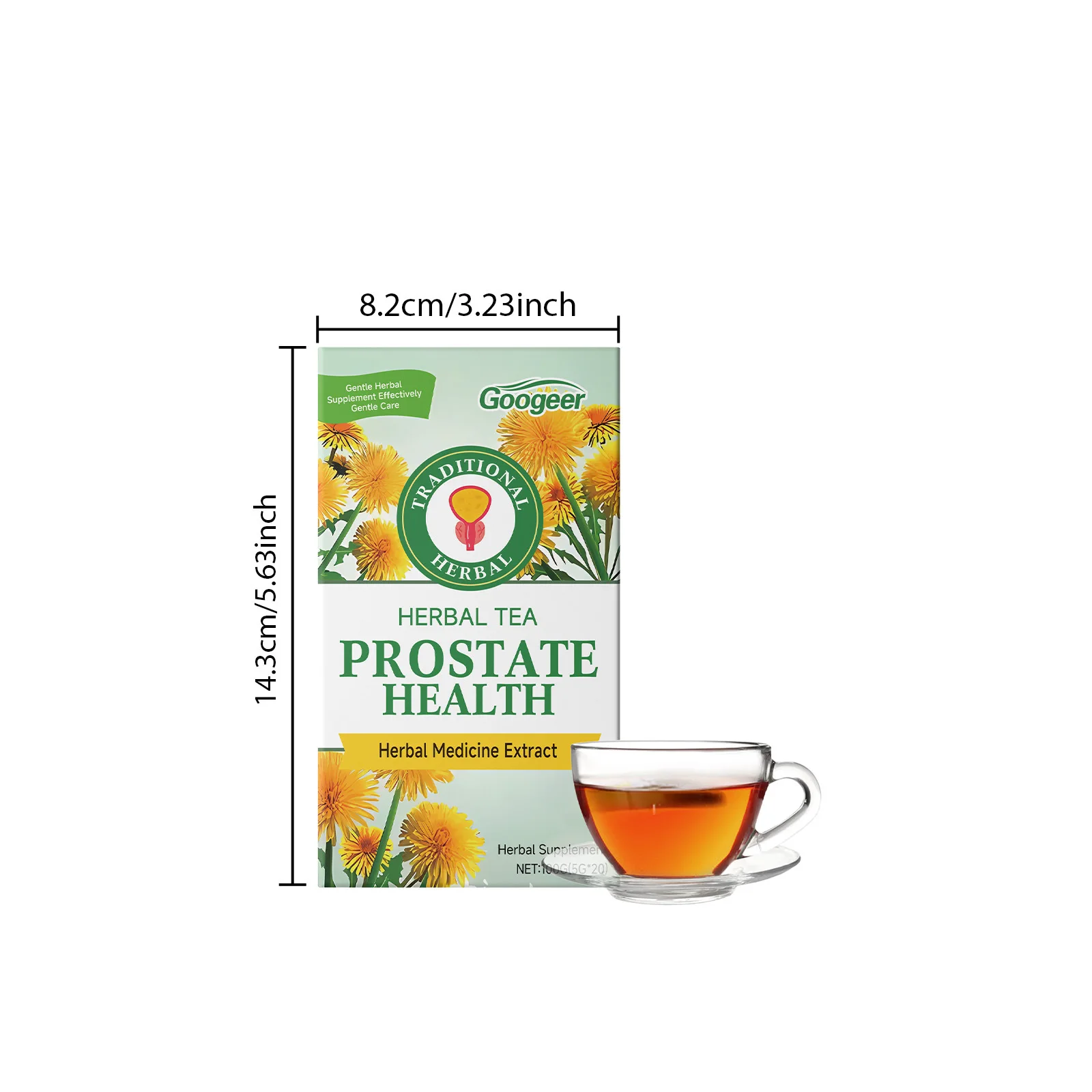 Chinese Natural Tea Prostate Health Body care Detox and Slimming Optimal Prostate Health Regulation