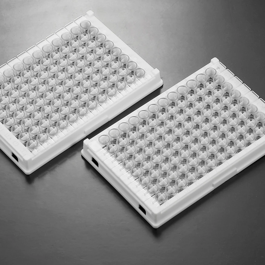 
detachable 8 or 12well strip 96 well hing binding Elisa plate immunoplate 