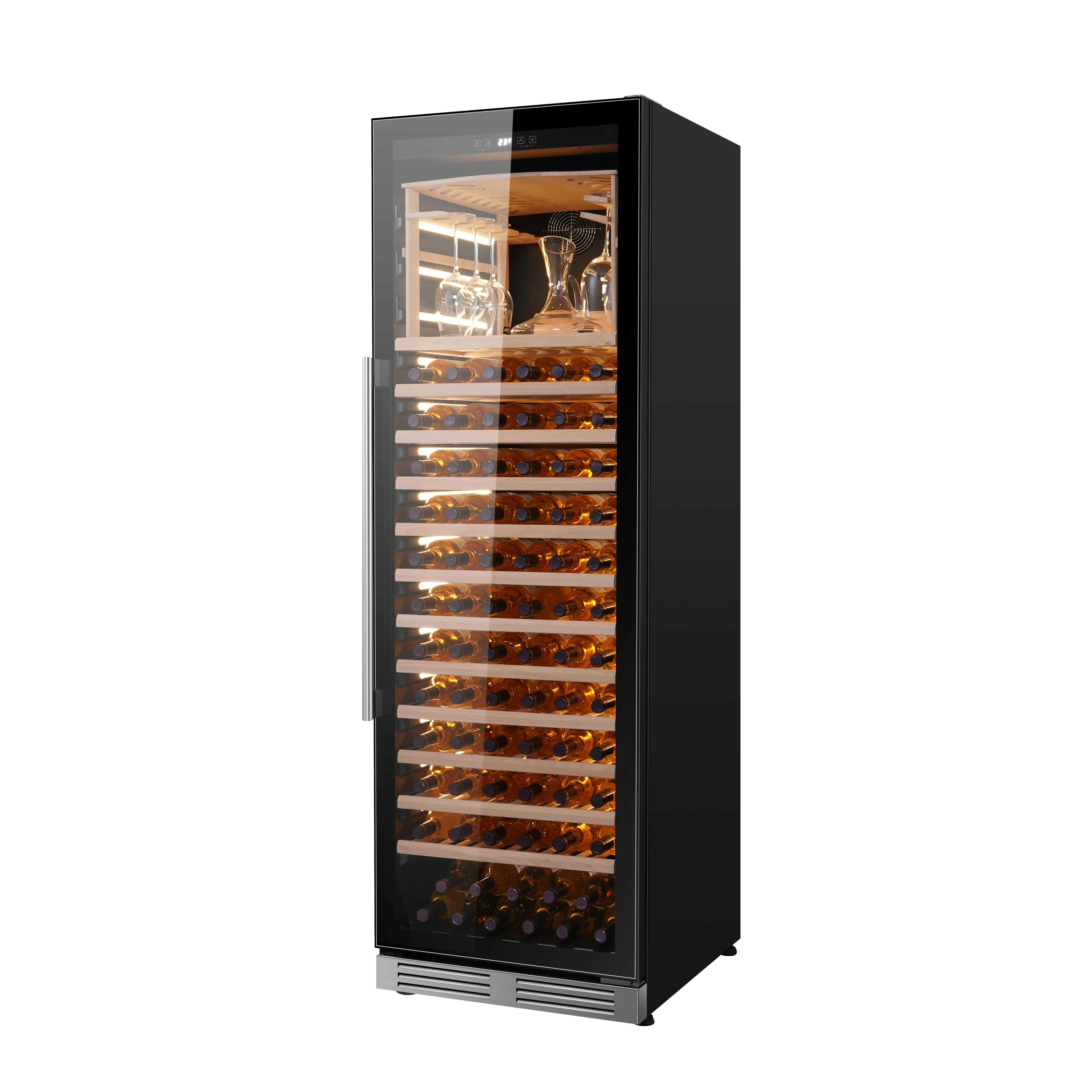 450L Quiet Large Red And White Wine Stand Alone Wine Refrigerator Chiller wine cooler fridge refrigerator cabinet