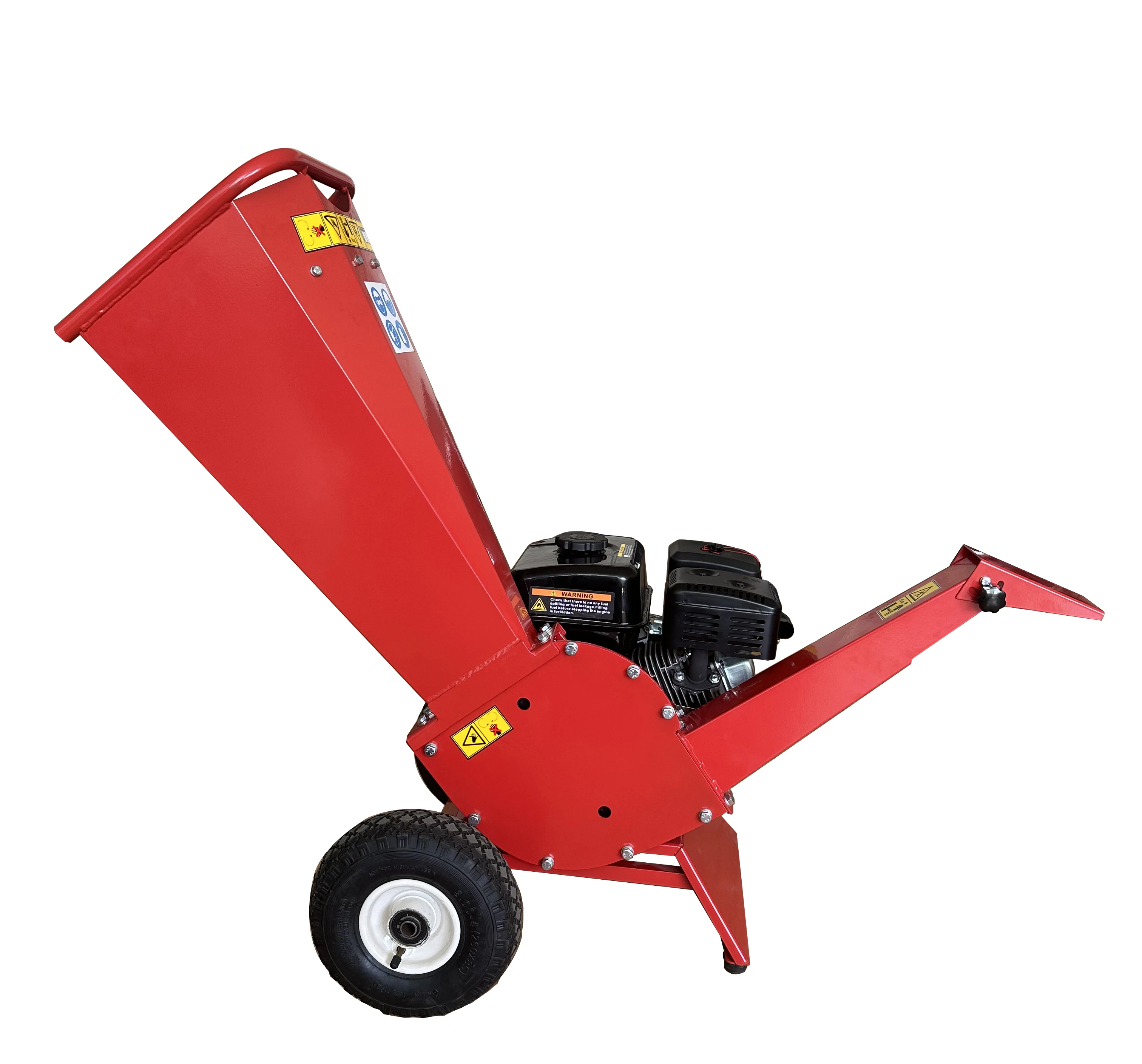 Small household agricultural machinery and equipment 6.5 horsepower wood chipper for sale