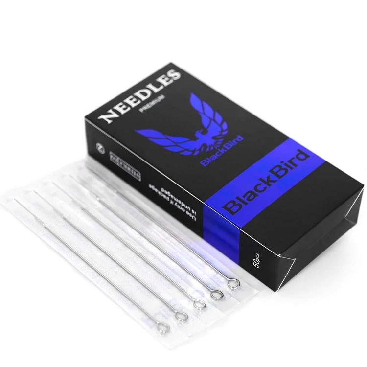 Custom Making Disposable Silver Stainless Steel Tattoo Piercing Needles