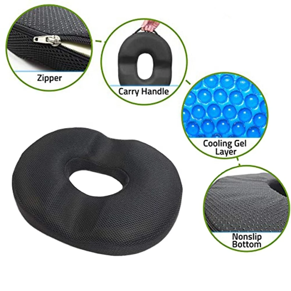 Sedentary not tired buttocks decompression Donut  Sofa Orthopedic Seat Cushion