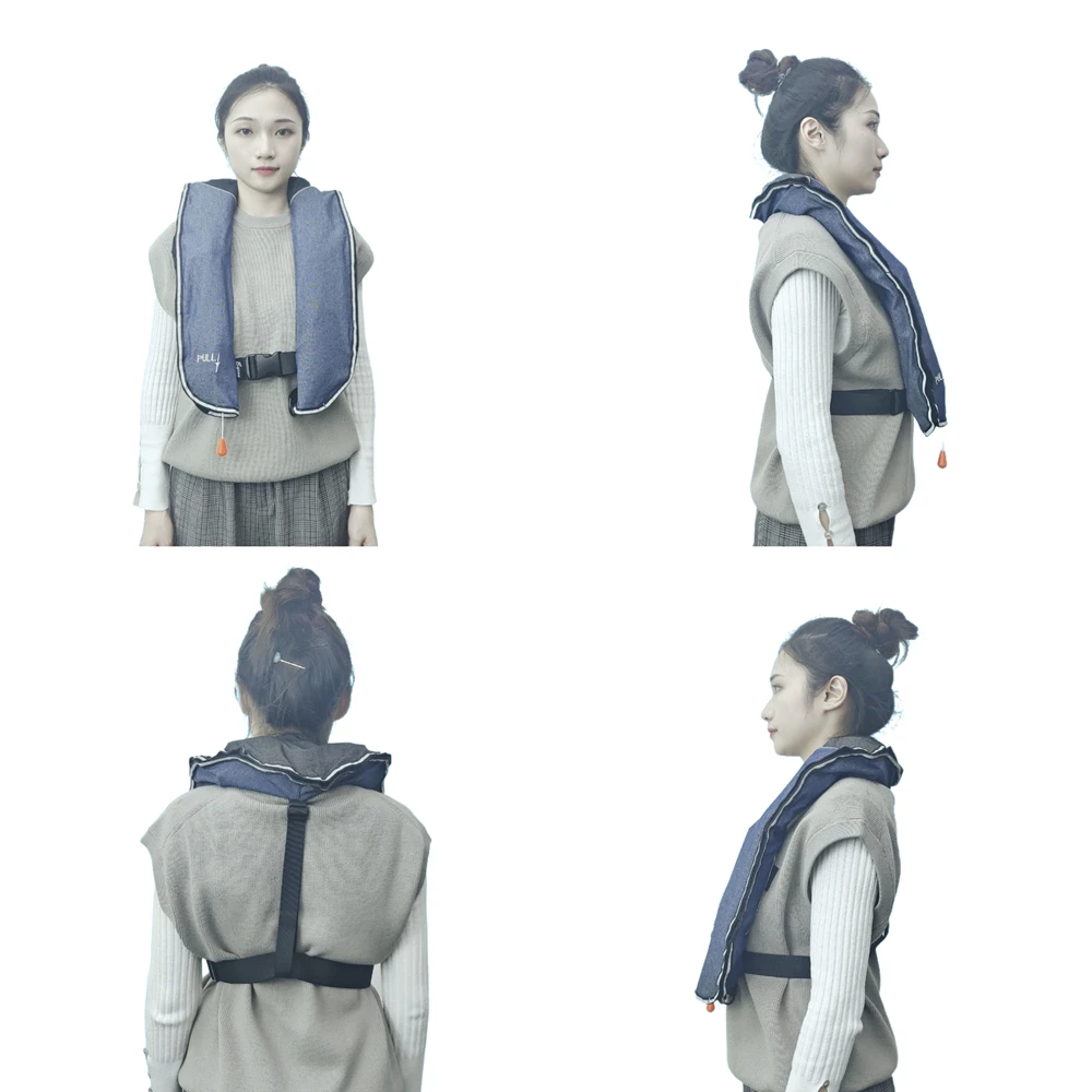 Eyson CE Approved Marine PFD 150N Customized Inflatable Life Jacket Vest For Adult